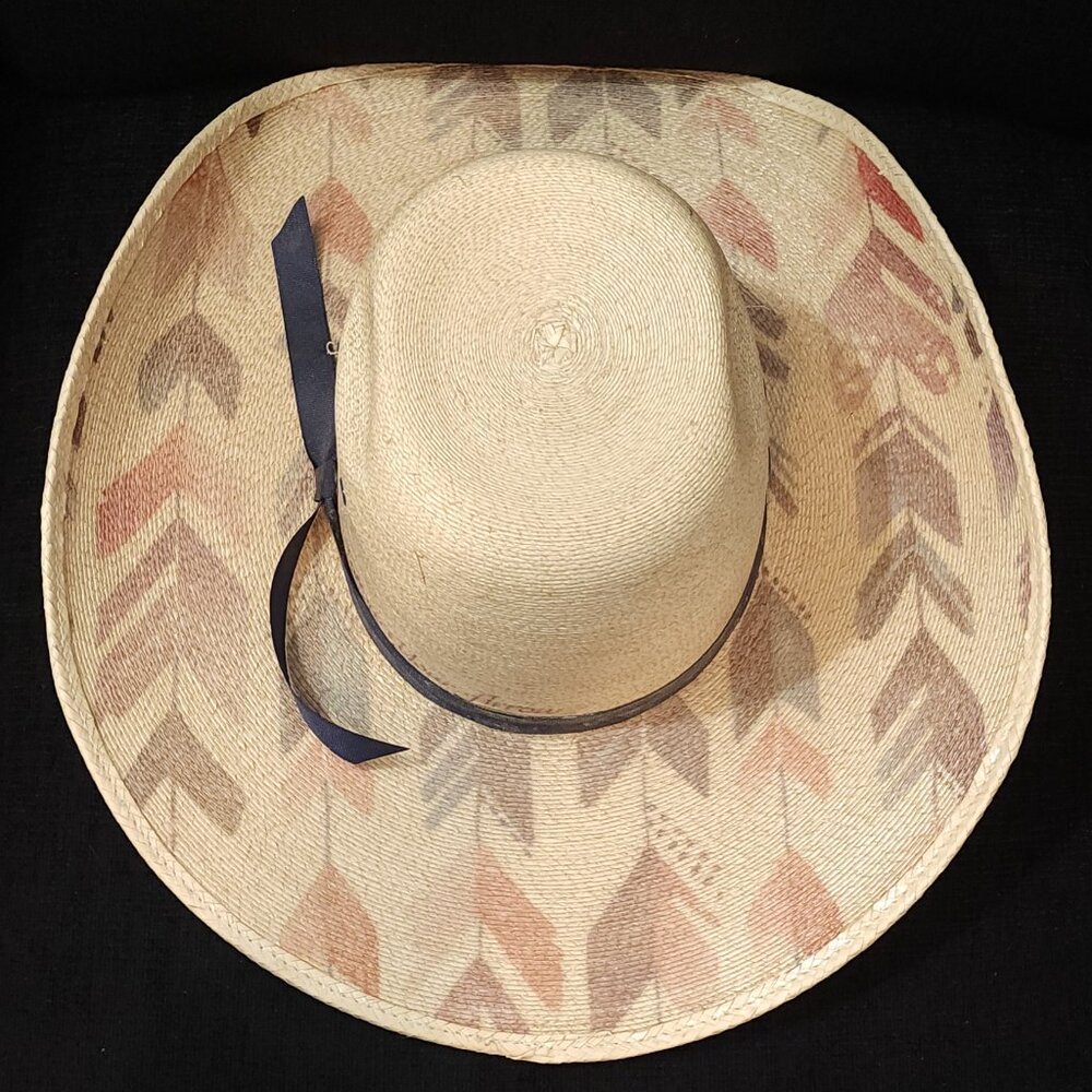 Charlie 1 Horse Straight Arrow Mexican Palm Cowboy Hat - Picture 5 of 12